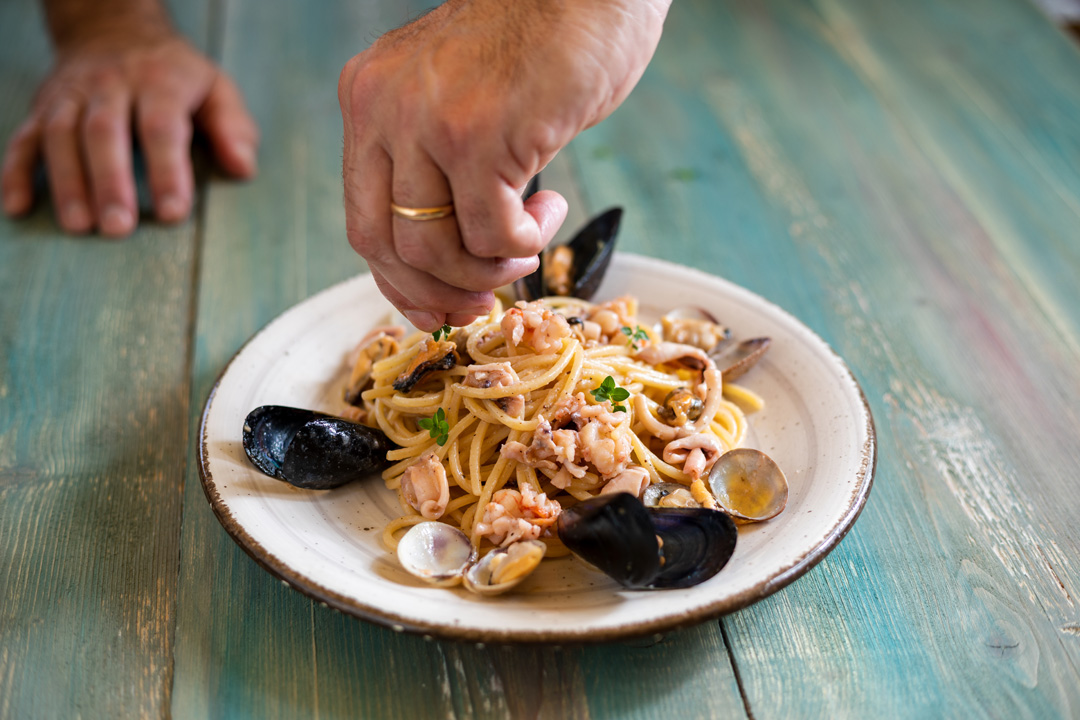 Piatto pasta e pesce Ristorante Molinari 26 Pordenone